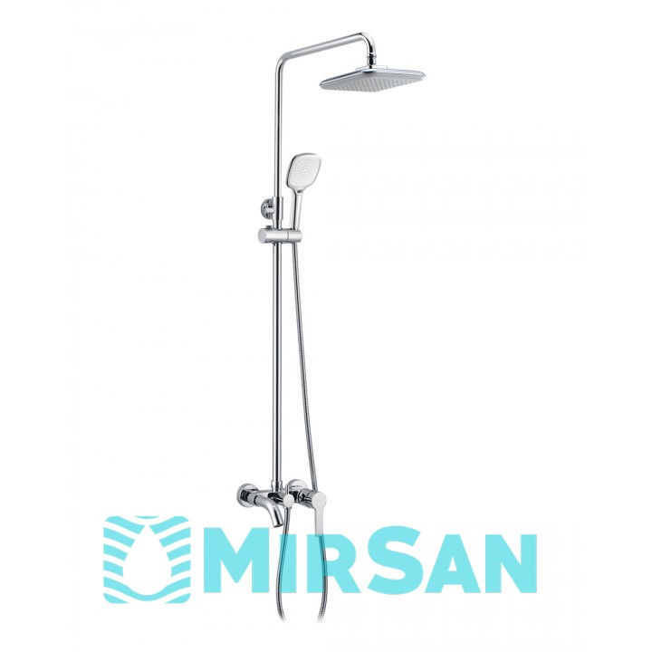 Душевая система BILA DESNE система душевая (смеситель для ванны, верхний и ручной душ 3 режима, шланг 1,5м) T-10155
