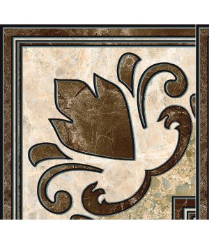 Керамическая плитка Intercerama EMPERADOR декор напольный коричневый / ДН 66 031