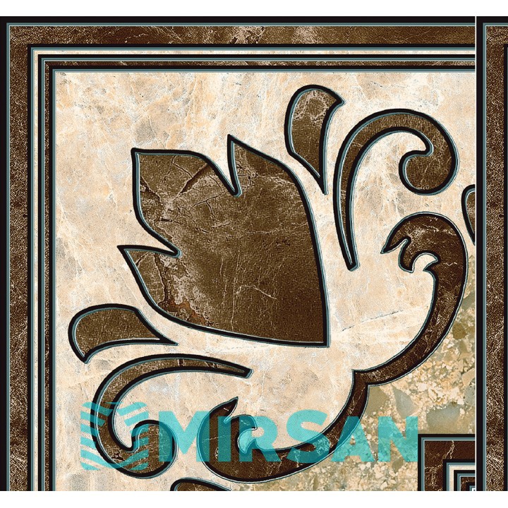 Керамическая плитка Intercerama EMPERADOR декор напольный коричневый / ДН 66 031