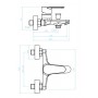Змішувач для ванни Fresno BQF_010D