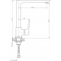 Змішувач для кухні Invena Dokos BZ-19-L02 білий