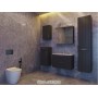 Пенал Oscar OscP-185 графіт для ванної кімнати ТМ «Juventa», Україна