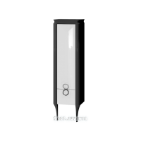 Пенал Ticino TcP-190 чорний для ванної кімнати ТМ «Juventa», Україна