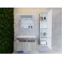 Дзеркальна шафа Prato PrM-90 біла для ванної кімнати ТМ «Juventa», Україна