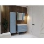 Дзеркальна шафа Manhattan MnhMC-80 блакитна для ванної кімнати ТМ «Juventa», Україна