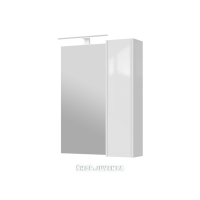 Дзеркальна шафа Bronx BrxMC-65 біла для ванної кімнати ТМ «Juventa», Україна