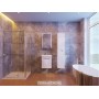 Дзеркальна шафа Livorno LvrMC-50 структурний білий для ванної кімнати ТМ «Juventa», Україна