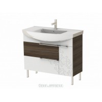 Тумба Sofia Nova Sn-95 Grey-Brown для ванної кімнати ТМ «Juventa», Україна