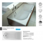 Mirra ванна акриловая прямоугольная 150X75 см, Kolo XWP3350000
