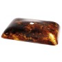 Стеклянная раковина Dark Amber на столешницу GVR-410-RE-15mm Kraus
