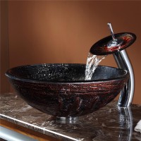 Стеклянная раковина Magma на столешницу GV-681-19mm Kraus