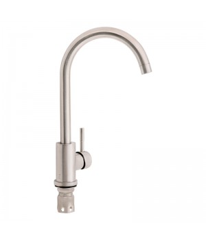 Змішувач для кухні Lidz Aria 015F (k35) LDARI015FNKS21689 Nickel