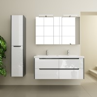 Тумба Marsan Louise Стандарт 800 белый,графит