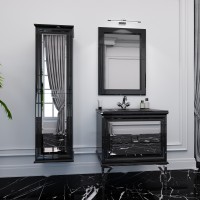 Зеркало Marsan Amande Стандарт 650 белый,черный