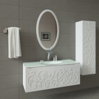 Зеркало Marsan Marsel, Стандарт 1300 белый