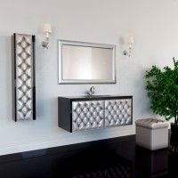 Тумба Marsan Virginie-2, Люкс 1000 в цвете камни Swarovski