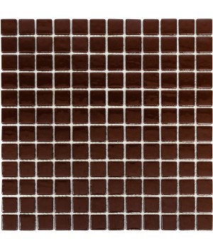 Мозаика АкваМо Dark Brown MK25107 31,7х31,7