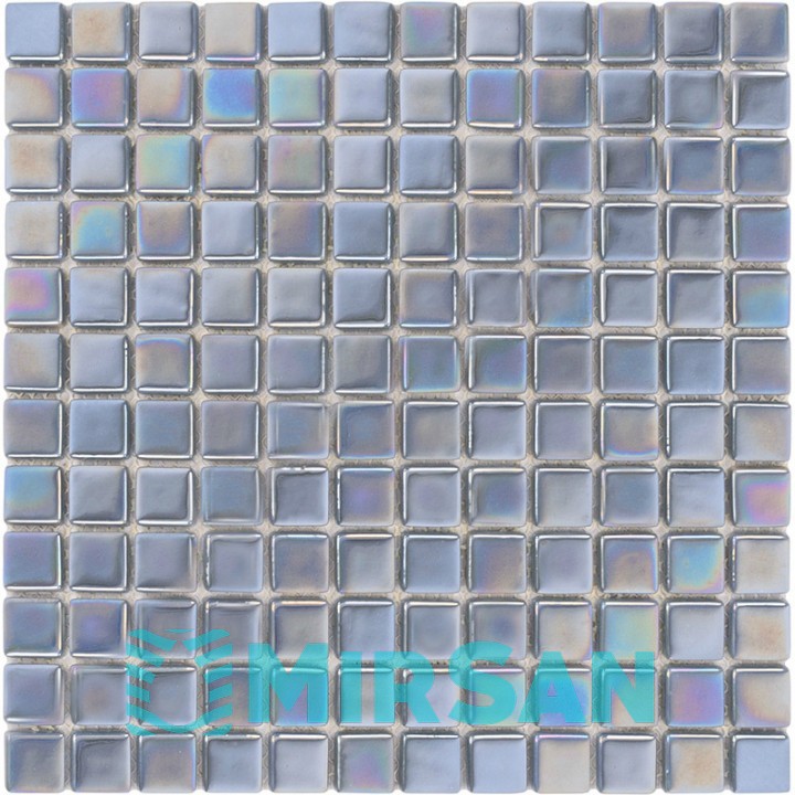 Мозаика АкваМо Dark Gray PL25306 (моноколор+перламутр) 31,7х31,7