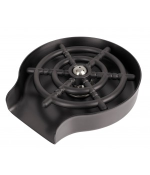 Чорна портативне мийка склянок для кухонної раковини Nett MB-33