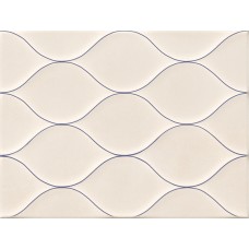 Керамічна плитка Golden Tile Isolda Декор Контур світло-бежевий 250х330