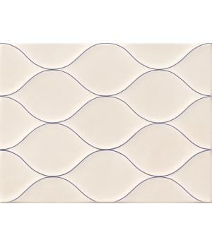 Керамічна плитка Golden Tile Isolda Декор Контур світло-бежевий 250х330