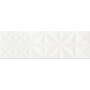 Kерамическая плитка Opoczno White Magic WHITE GLOSSY SQUARES STRUCTURE 25X75