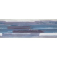 Kерамическая плитка Opoczno Elegant Stripes ARTISTICO BLUE INSERTO GEO 25X75