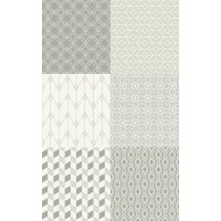 Kерамическая плитка Golden Tile Verdelato Декор Patchwork айвори 250х400