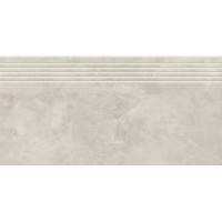 Керамогранит Opoczno Grand Concrete Quenos WHITE STEPTREAD 29,8X59,8