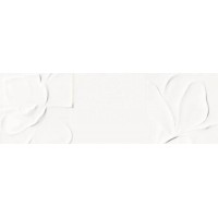 Kерамическая плитка Opoczno Structure Pattern WHITE FLOWER STRUCTURE 25Х75