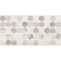 Kерамическая плитка Golden Tile Marmo Milano Стена (Hexagon) светло-серый 300х600