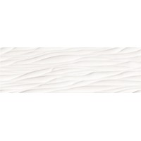 Kерамическая плитка Opoczno Structure Pattern WHITE WAVE STRUCTURE 25Х75