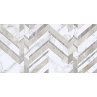 Керамічна плитка Golden Tile Marmo Bianco Стіна Chevron білий 300х600
