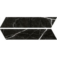 Kерамическая плитка Oset Tinos BLACK CHEVRON 400×80×8