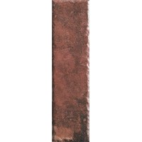 Kерамическая плитка Paradyz Scandiano Rosso STRUKTURA ELEWACJA 6,6x24,5
