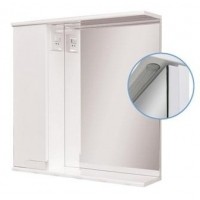 Дзеркало 50 Сімпл біле ліве (Код: ДЗ-1750 L LED)