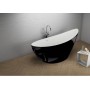 Акрилова ванна ZOE чорна глянцева, 180 x 80 см Polimat