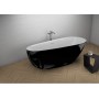 Акрилова ванна SHILA чорна глянцева, 170 x 85 см Polimat