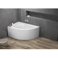 Кутова ванна STANDARD ліва, 130 x 85 см Polimat