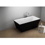 Акрилова ванна LEA чорна матова, 170 x 80 см Polimat