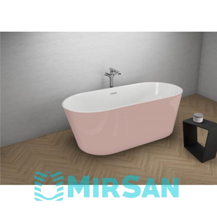 Акрилова ванна UZO рожева, 160 x 80 см Polimat