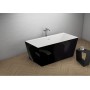 Акрилова ванна LEA чорна глянцева, 170 x 80 см Polimat