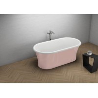Акрилова ванна AMONA NEW рожева, 150 x 75 см Polimat