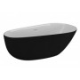 Акрилова ванна SHILA чорна матова, 170 x 85 см Polimat