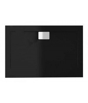 Душовий піддон VEGAR чорний, 100 x 90 см Polimat