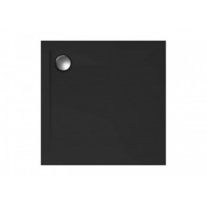 Душовий піддон GEOS тонкий чорний, 100 x 100 Polimat
