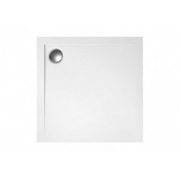 Душовий піддон GEOS білий тонкий, 80 x 80 Polimat