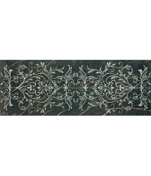 Плитка Porcelanite Dos 1320 Negro Decor Ornamental 48 x 128 /Р208