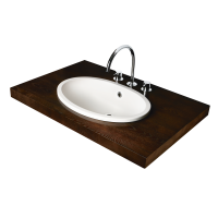 Раковина врезная из камня Silkstone PAA OVO SILK IN 550х372