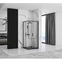 Душова кабіна Rea Punto Black 90x90 REA-K4801